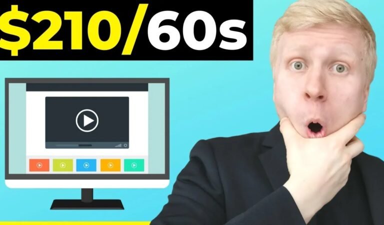 60 초 안에 온라인으로 비디오를 보는 데 210 달러를 벌 수 있습니까? 전세계 온라인으로 돈을 버십시오 2021 (진실 공개!)