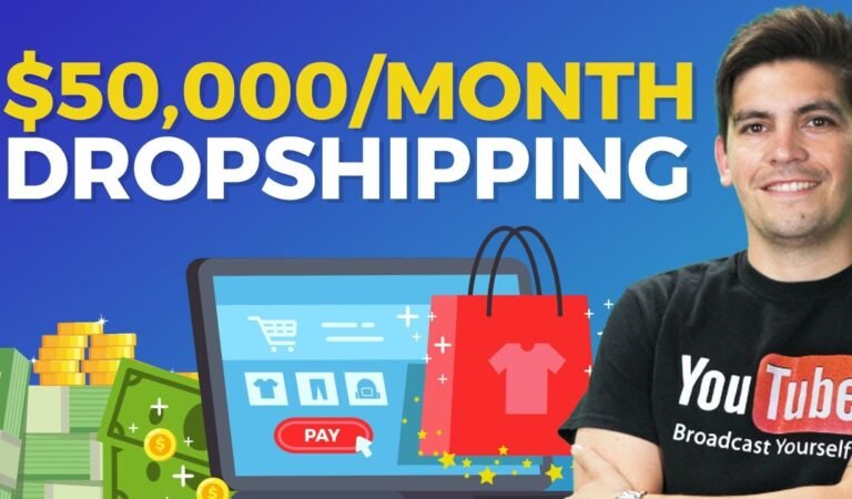 DropShipping으로 온라인으로 돈을 버는 방법 – $ 50,000/월 매장 공개!