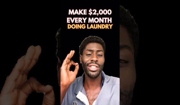 Make Money From Home With Your Washer & Dryer By Doing Laundry For Businesses