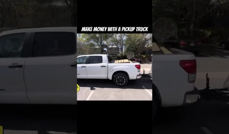 픽업 트럭으로 돈을 버는 방법 🛻